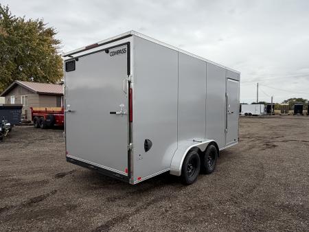 New 2027 Compass 7x16 V-Nose Cargo Trailer