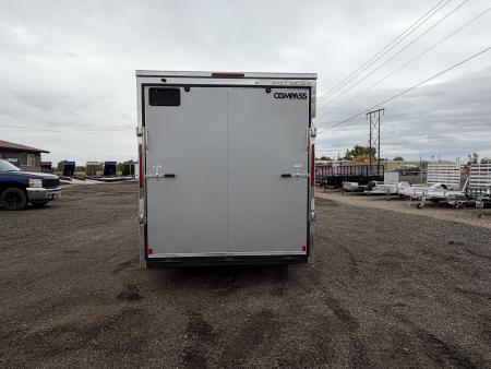 New 2027 Compass 7x16 V-Nose Cargo Trailer