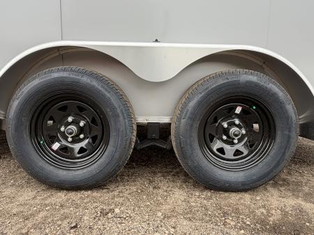 New 2027 Compass 7x16 V-Nose Cargo Trailer
