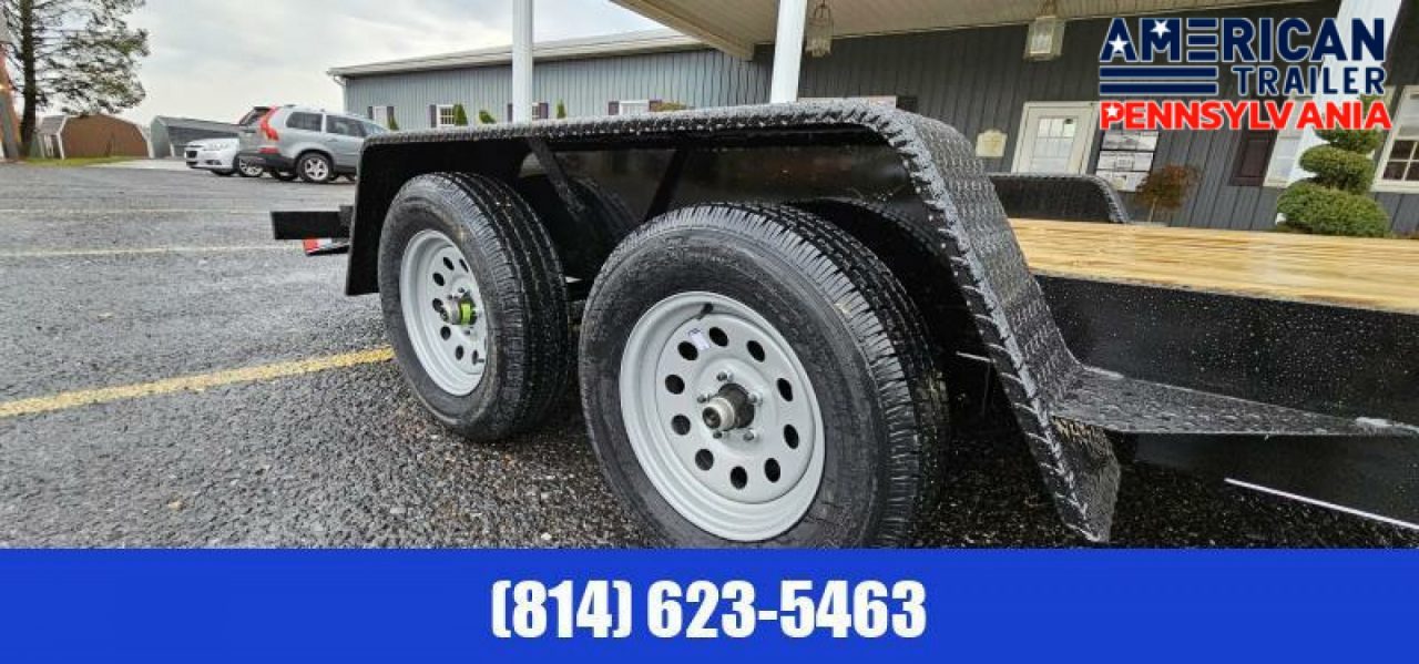 New Quality Trailers General Duty Wood Deck Car Hauler / 7000 GVWR / 16'