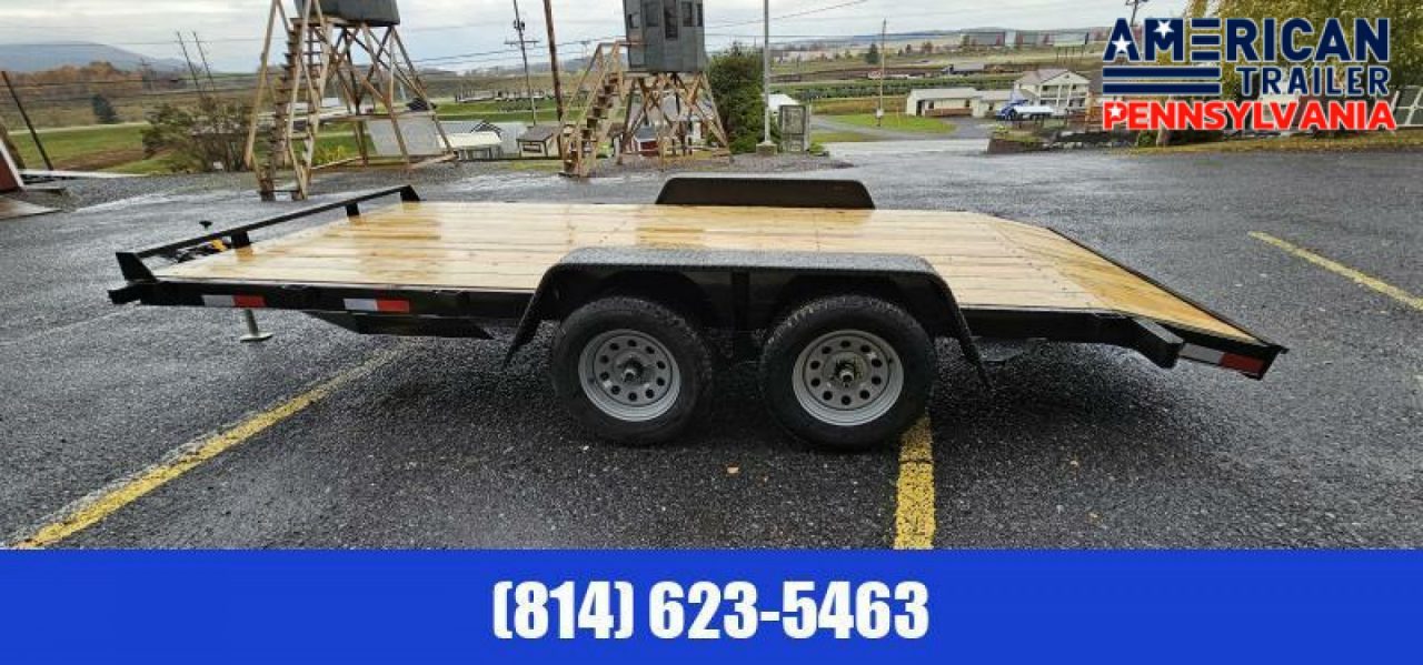 New Quality Trailers General Duty Wood Deck Car Hauler / 7000 GVWR / 16'