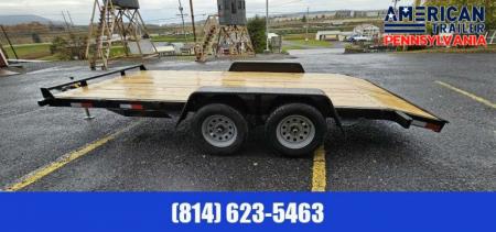 New Quality Trailers General Duty Wood Deck Car Hauler / 7000 GVWR / 16'