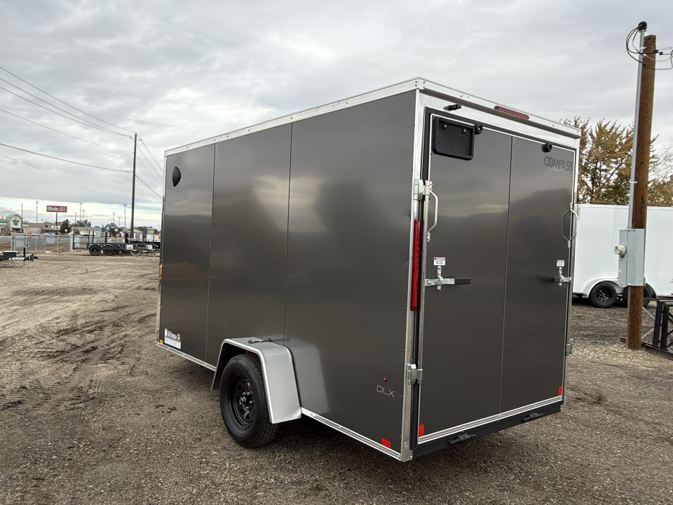 New 2027 Compass 6x12 V-Nose 3k Cargo Trailer