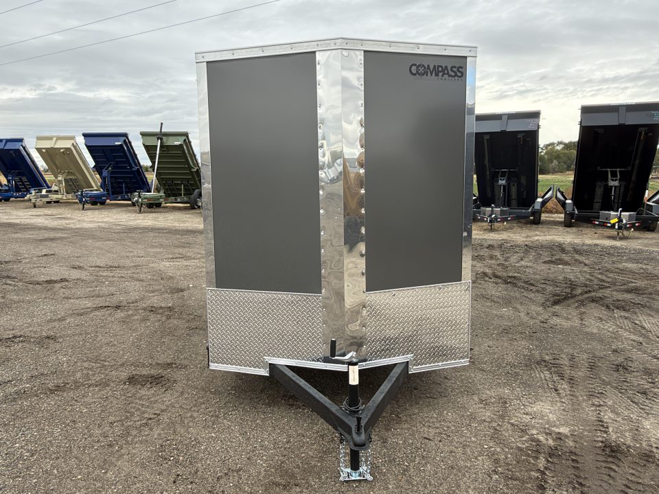 New 2027 Compass 6x12 V-Nose 3k Cargo Trailer
