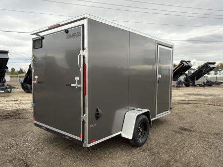 New 2027 Compass 6x12 V-Nose 3k Cargo Trailer