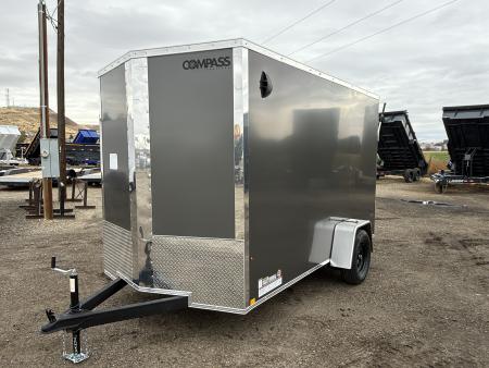 New 2027 Compass 6x12 V-Nose 3k Cargo Trailer