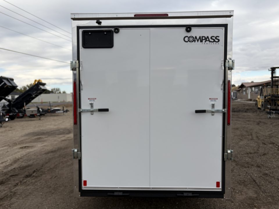 New 2027 Compass 6x12 V-Nose 3k Cargo Trailer
