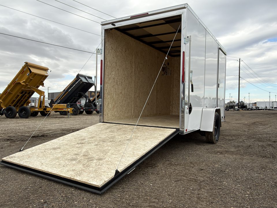 New 2027 Compass 6x12 V-Nose 3k Cargo Trailer