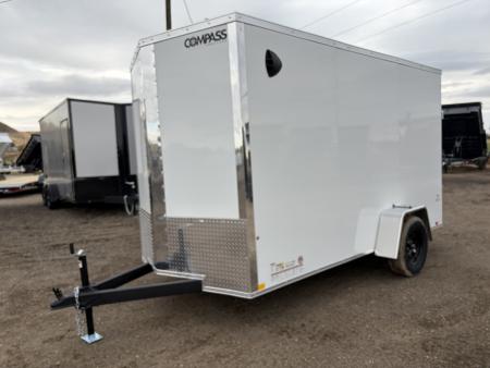 New 2027 Compass 6x12 V-Nose 3k Cargo Trailer