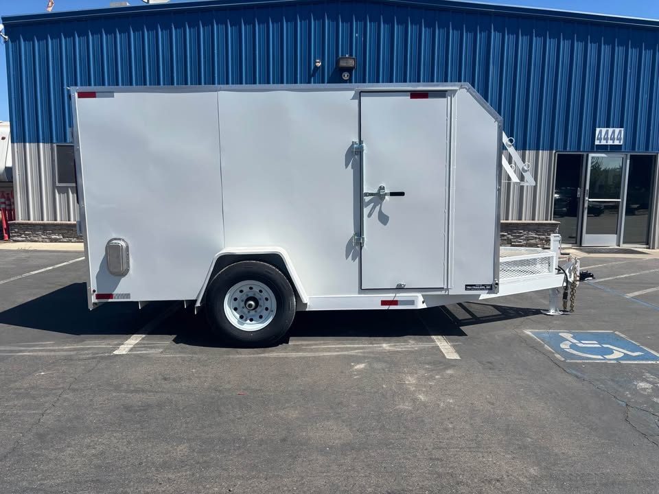 New 2026 TRU GARDEN ENCLOSED LANDSCAPE 6.5x12x6 TRAILER 7,000 lbs GVWR