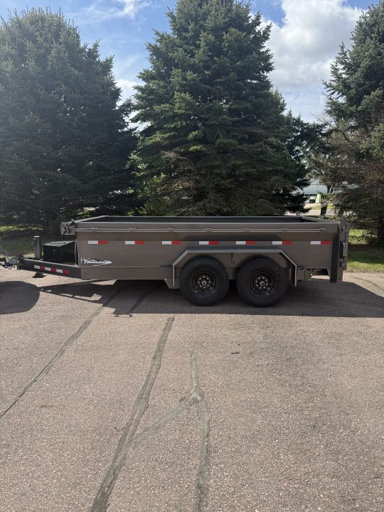 New 2026 H&W 14’ 14k Dump Trailer Dump Trailer