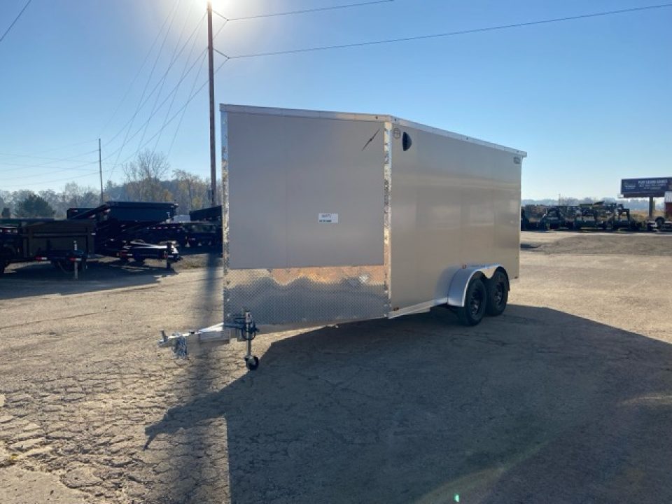 New 2027 Lightning Trailers 7x19 2-Place 7k Snowmobile Trailer