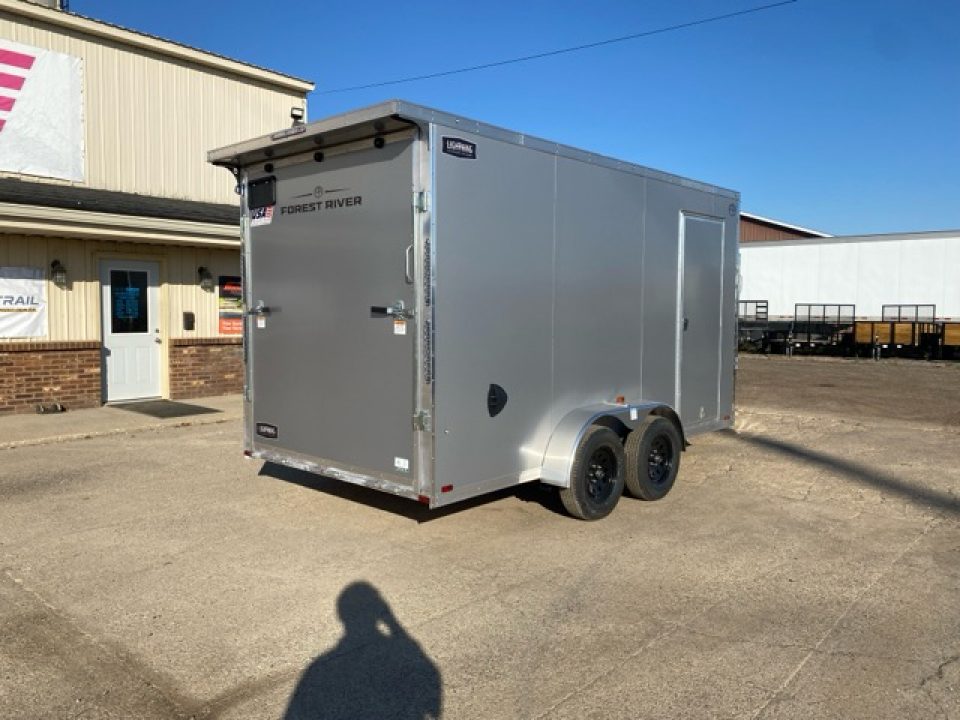 New 2027 Lightning Trailers 7x19 2-Place 7k Snowmobile Trailer