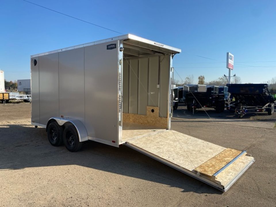 New 2027 Lightning Trailers 7x19 2-Place 7k Snowmobile Trailer