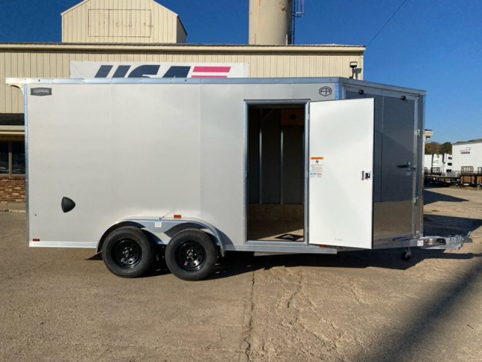 New 2027 Lightning Trailers 7x19 2-Place 7k Snowmobile Trailer