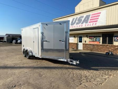 New 2027 Lightning Trailers 7x19 2-Place 7k Snowmobile Trailer