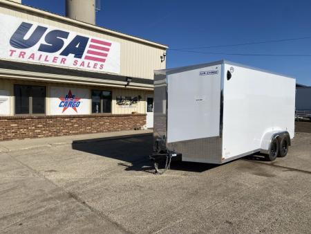 New 2027 US Cargo 7x16 Scout 7K w/Barn Door & 7fT Height Cargo / Enclosed Trailer
