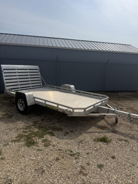 Used 2021 Aluma 7712H TG Utility Trailer