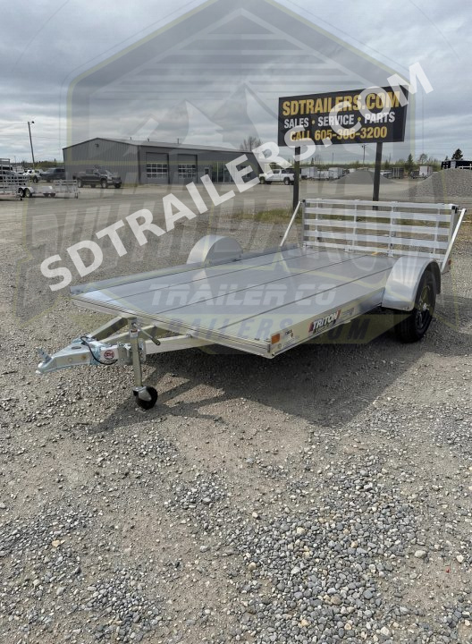 New 2025 Triton FIT 81x14 Aluminum Utility Trailer — 5200# SINGLE AXLE ELECTRIC BRAKES
