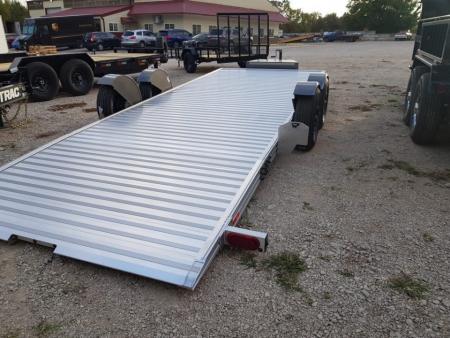 New 2027 Timpte 7x20 Hydraulic Drop Deck Aluminum Car Hauler 7K