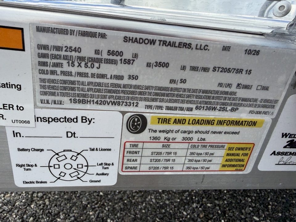 New 2027 Shadow 2 Horse Bumperpull Slant Trailer with Drop Down Windows White Horse Trailer