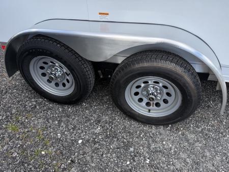 New 2027 Shadow 2 Horse Bumperpull Slant Trailer with Drop Down Windows White Horse Trailer