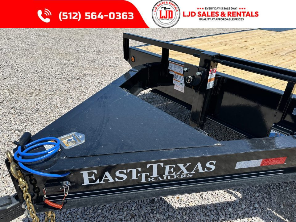 New 2027 East Texas - 102" X 22' Deckover Flatbed Trailer - 14K GVWR