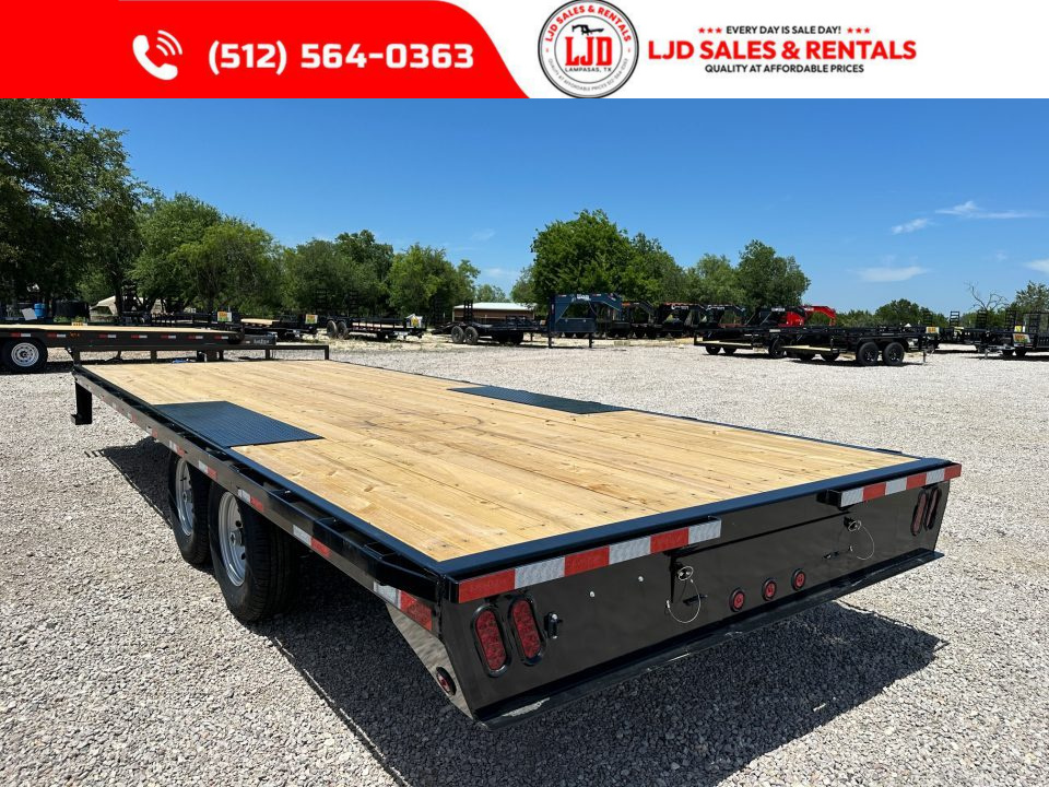 New 2027 East Texas - 102" X 22' Deckover Flatbed Trailer - 14K GVWR