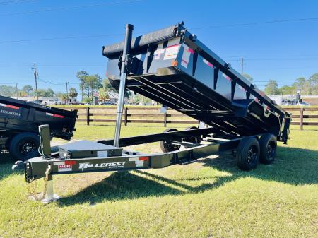 New 2027 Hillcrest Trailers 176716SD (7x16 17.6k) Dump Trailer