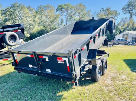 New 2027 Hillcrest Trailers 176716SD (7x16 17.6k) Dump Trailer