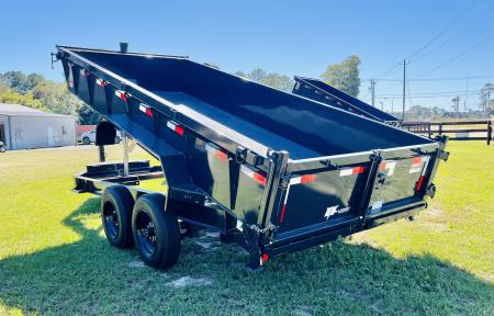 New 2027 Hillcrest Trailers 176716SD (7x16 17.6k) Dump Trailer