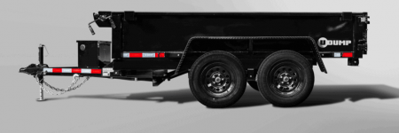 New 2027 U-Dump 7 x 14 Telescopic Low Profile Dump Trailer with 14000LB Capacity Dump Trailer
