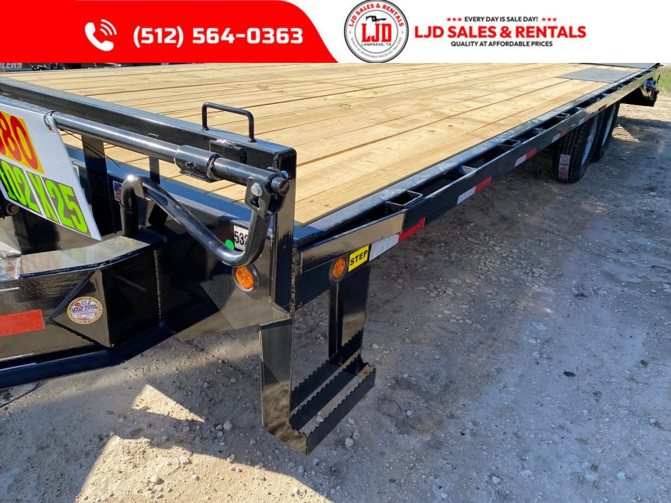 New 2027 East Texas Trailers 102" X 25' - Deck Over Flatbed Trailer