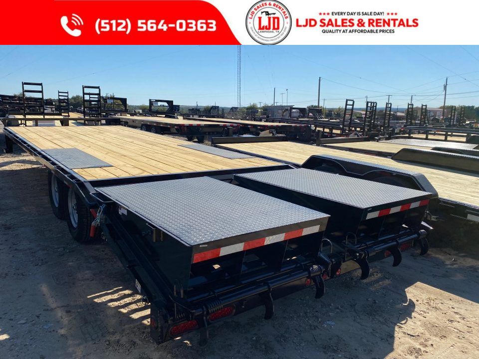 New 2027 East Texas Trailers 102" X 25' - Deck Over Flatbed Trailer