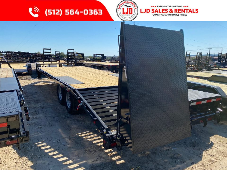 New 2027 East Texas Trailers 102" X 25' - Deck Over Flatbed Trailer