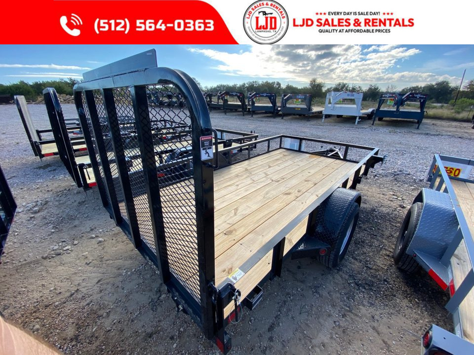 New 2027 East Texas - 6' X 12' - 4' GATE - Utility Trailer