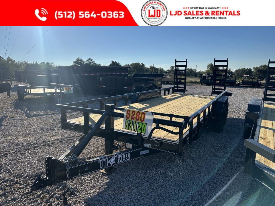 New 2026 Tiger - Heavy Duty Pipetop Equipment Trailer 83' X 20' - 14k GVWR