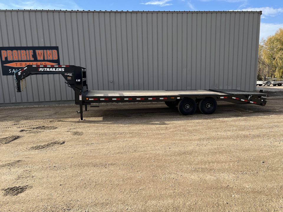 New 2027 PJ Trailers 25' Quest LQ Gooseneck Flatbed Trailer