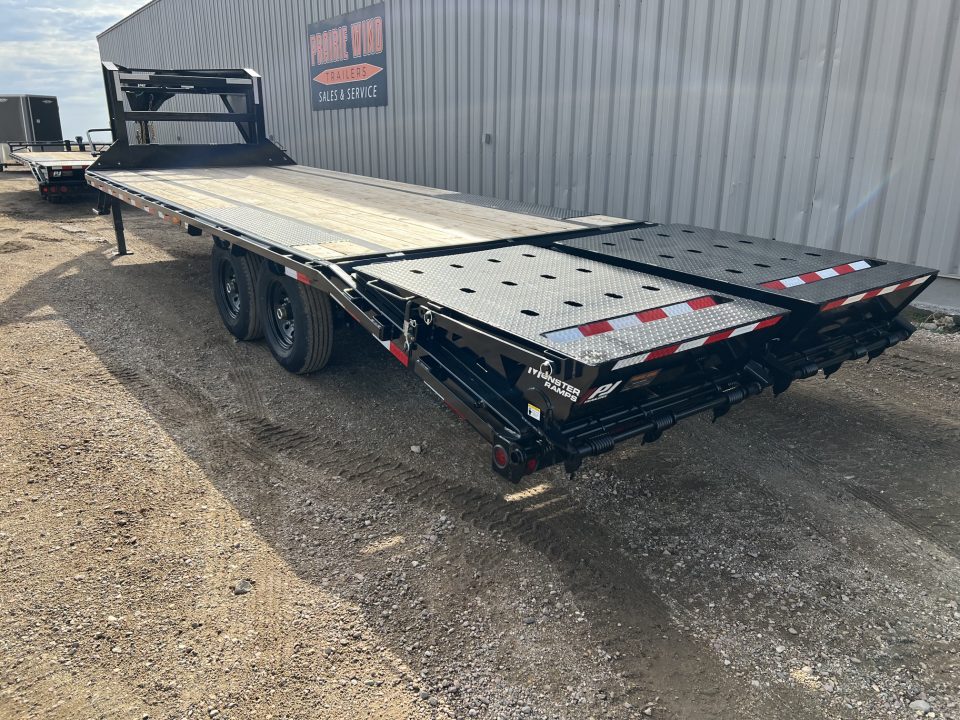 New 2027 PJ Trailers 25' Quest LQ Gooseneck Flatbed Trailer