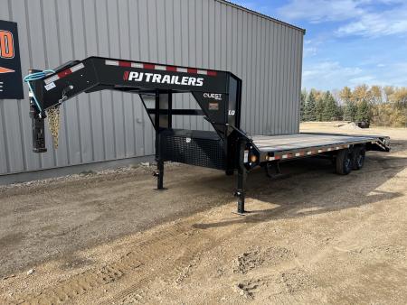 New 2027 PJ Trailers 25' Quest LQ Gooseneck Flatbed Trailer
