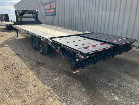 New 2027 PJ Trailers 25' Quest LQ Gooseneck Flatbed Trailer