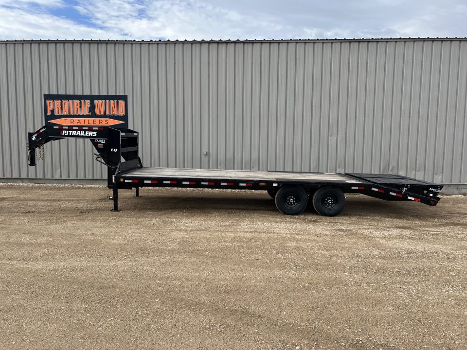 New 2027 PJ Trailers 25' Quest LQ Gooseneck Flatbed Trailer