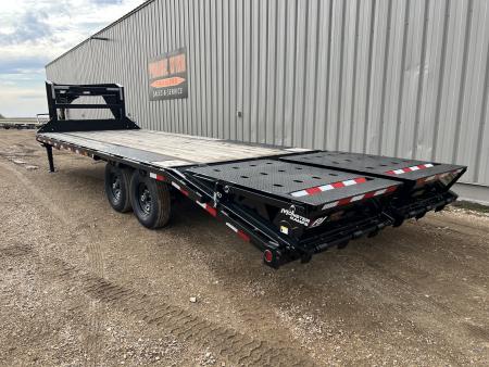New 2027 PJ Trailers 25' Quest LQ Gooseneck Flatbed Trailer