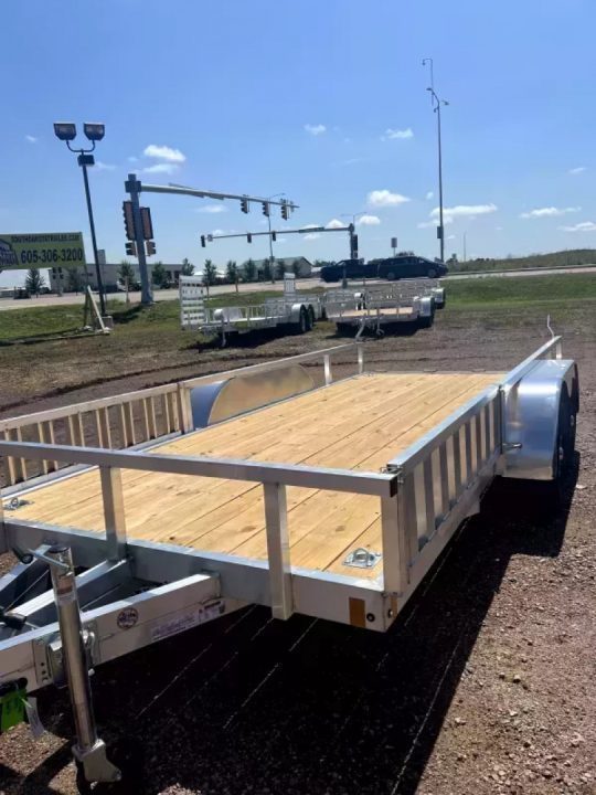 New 2027 ALCOM 80x16 Alcom Cargo Pro Aluminum utility trailer UTV/ATV w/ side load ramp option 4 year warranty Utility Trailer