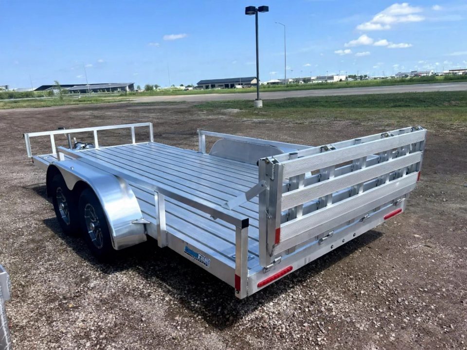 New 2027 ALCOM 80x16 Alcom Cargo Pro Aluminum utility trailer UTV/ATV w/ side load ramp 4 warranty Utility Trailer ***ALUMINUM FLOOR**