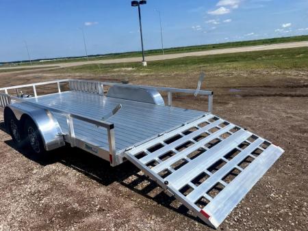 New 2027 ALCOM 80x16 Alcom Cargo Pro Aluminum utility trailer UTV/ATV w/ side load ramp 4 warranty Utility Trailer ***ALUMINUM FLOOR**
