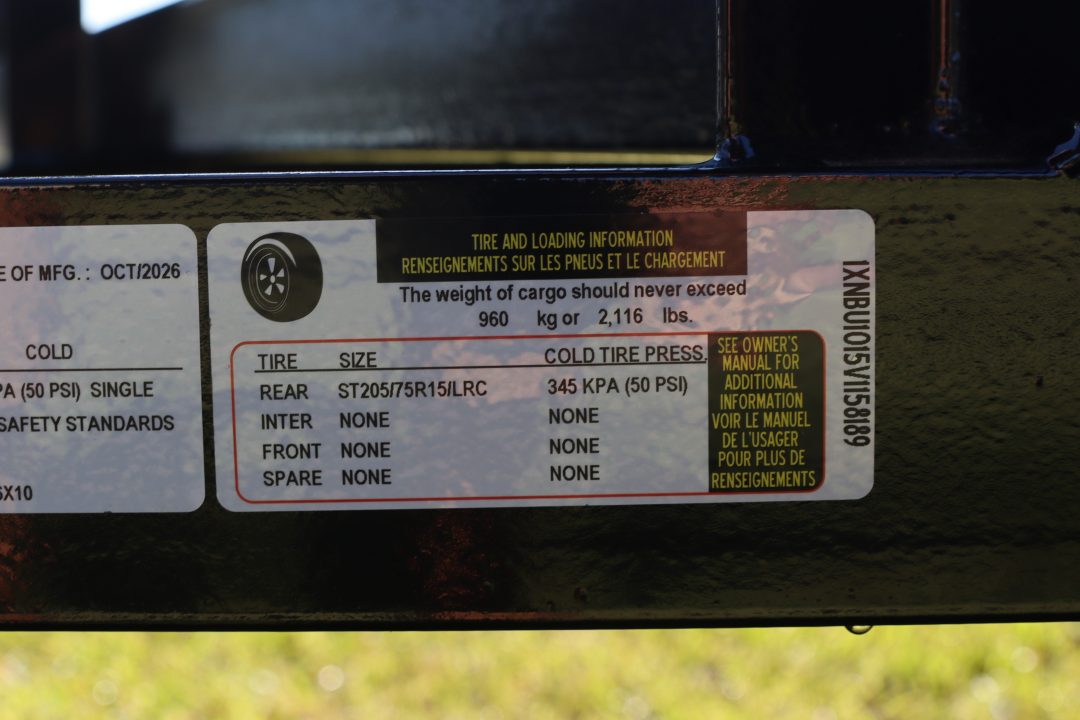 New 2027 6X10 Triple Crown Utility Trailer