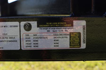 New 2027 6X10 Triple Crown Utility Trailer
