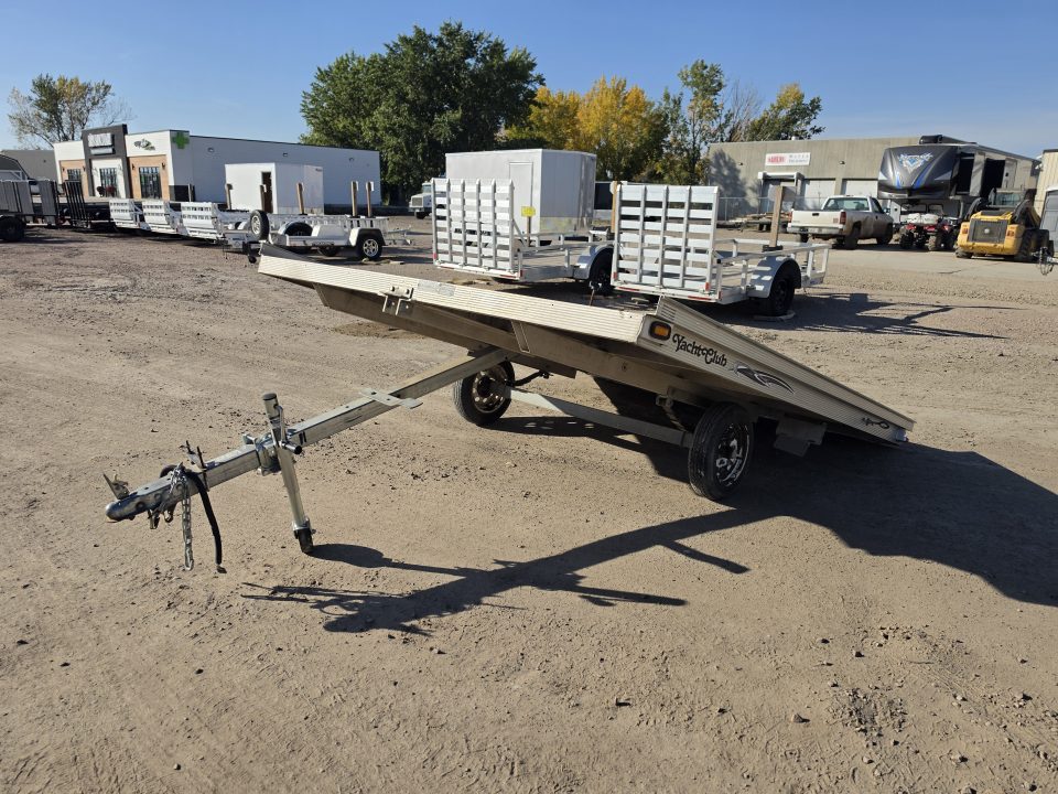 Used 2007 Yacht Club Trailers 102X10 SNOWMOBILE TILT BED ATV Trailer