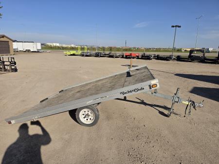 Used 2007 Yacht Club Trailers 102X10 SNOWMOBILE TILT BED ATV Trailer